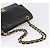 Borsa a tracolla CHANEL Chain Matelasse 25 in pelle d'agnello nera e oro CC Auth 209270V Nero D'oro - vista 8
