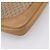 Borsa GUCCI Micro GG Supreme Jackie PVC Beige Gold Auth 208663 D'oro - vista 13