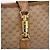 Borsa GUCCI Micro GG Supreme Jackie PVC Beige Gold Auth 208663 D'oro - vista 15