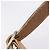 Borsa GUCCI Micro GG Supreme Jackie PVC Beige Gold Auth 208663 D'oro - vista 17