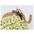 Borsa a tracolla FENDI Mamma Baguette in paglia Green Silver Auth BA15846SAV Argento Verde - vista 15