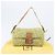 Borsa a tracolla FENDI Mamma Baguette in paglia Green Silver Auth BA15846SAV Argento Verde - vista 27