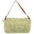 Borsa a tracolla FENDI Mamma Baguette in paglia Green Silver Auth BA15846SAV Argento Verde - vista 3