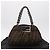 Borsa a mano FENDI Zucca Canvas Chain Mia Nero Marrone Auth yk20978SAV - vista 28