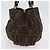 Borsa a mano FENDI Zucca Canvas Chain Mia Nero Marrone Auth yk20978SAV - vista 5