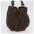 Borsa a mano FENDI Zucca Canvas Chain Mia Nero Marrone Auth yk20978SAV - vista 6