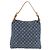 LOUIS VUITTON Monogram Denim Buggy GM Shoulder Bag Blue M95048 LV Auth yk20992V Azul - vista 4