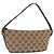 Borsa a mano GUCCI GG Canvas Web Sherry Line Beige Silver 141809 Auth ep16518A Argento