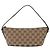 Borsa a mano GUCCI GG Canvas Web Sherry Line Beige Silver 141809 Auth ep16518A Argento - vista 2