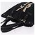 Autre Marque Saint Laurent Kahala Tote Bag Canvas Navy Gold Auth BA16414 Golden Marineblau - Ansicht 6