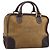 Borsa a mano LOEWE Amazona Suede Beige Gold Auth ka6550 D'oro