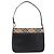 Borsa a Tracolla BURBERRY Pelle Nero Argento Auth 207869A - vista 2