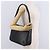 Borsa a Tracolla BURBERRY Pelle Nero Argento Auth 207869A - vista 24