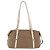 PRADA Jacquard Tote Bag Canvas Brown Gold Tone Auth 208073V Braun - Ansicht 2