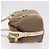 PRADA Jacquard Tote Bag Canvas Brown Gold Tone Auth 208073V Braun - Ansicht 5