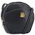 Céline Borsa a tracolla CELINE in pelle nera e oro Auth ka6592 Nero D'oro