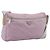 PRADA Schultertasche Nylon Pink Silver Auth hk4231 Silber