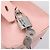 Borsa Christian Dior Canage in pelle rosa argento autentica 208692V - vista 20
