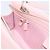 Borsa Christian Dior Canage in pelle rosa argento autentica 208692V - vista 26