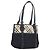 Bolso Tote BURBERRY Nova Check Canvas Beige Silver Auth 208838V Plata