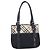 Bolso Tote BURBERRY Nova Check Canvas Beige Silver Auth 208838V Plata - vista 2