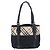 Bolso Tote BURBERRY Nova Check Canvas Beige Silver Auth 208838V Plata - vista 3
