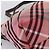 Bolso Tote BURBERRY Nova Check Blue Label Canvas Rojo Plata Auth ka6619 Roja - vista 11
