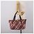 Bolso Tote BURBERRY Nova Check Blue Label Canvas Rojo Plata Auth ka6619 Roja - vista 22