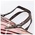 Bolso Tote BURBERRY Nova Check Blue Label Canvas Rojo Plata Auth ka6619 Roja - vista 8