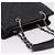 CHANEL Matelasse Chain Tote Bag aus Caviar-Leder Schwarz Silber CC Auth BA15924SAM - Ansicht 6