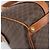 Céline Borsa Boston CELINE Macadam Canvas PVC Pelle Marrone Oro Auth 208642V D'oro - vista 11