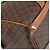 Céline Borsa Boston CELINE Macadam Canvas PVC Pelle Marrone Oro Auth 208642V D'oro - vista 13