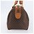 Céline Borsa Boston CELINE Macadam Canvas PVC Pelle Marrone Oro Auth 208642V D'oro - vista 5