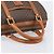 Céline Borsa Boston CELINE Macadam Canvas PVC Pelle Marrone Oro Auth 208642V D'oro - vista 7