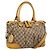 Borsa a mano GUCCI GG Canvas 2way Beige Gold 247902 Auth ep16354