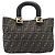 Borsa a mano FENDI Zucca Canvas Nero Marrone Auth 208726V - vista 2
