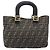 Borsa a mano FENDI Zucca Canvas Nero Marrone Auth 208726V - vista 3