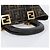 Borsa a mano FENDI Zucca Canvas Nero Marrone Auth 208726V - vista 7