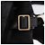 Borsa a tracolla CHANEL New Travel Line in tela nera e oro CC Auth 208770A Nero D'oro - vista 16