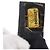 Borsa a tracolla CHANEL New Travel Line in tela nera e oro CC Auth 208770A Nero D'oro - vista 26