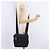 Borsa a tracolla CHANEL New Travel Line in tela nera e oro CC Auth 208770A Nero D'oro - vista 27