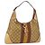 GUCCI GuccissimaGG Sherry Line Jackie Shoulder Bag Leather 153029 Auth 208168A D'oro