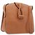 Borsa a tracolla LOEWE in pelle marrone tono oro Auth 207796A