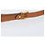 Borsa a tracolla LOEWE in pelle marrone tono oro Auth 207796A - vista 15