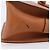 Borsa a tracolla LOEWE in pelle marrone tono oro Auth 207796A - vista 5