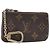LOUIS VUITTON Monogram Pochette Cles Coin Purse M62650 LV Auth 208177 Monograma