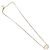 Collana Christian Dior Strass metallo Gold Tone Auth ka6626 - vista 2