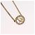 Collana Christian Dior Strass metallo Gold Tone Auth ka6626 - vista 3
