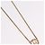Collana Christian Dior Strass metallo Gold Tone Auth ka6626 - vista 4