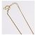 Collana Christian Dior Strass metallo Gold Tone Auth ka6626 - vista 6